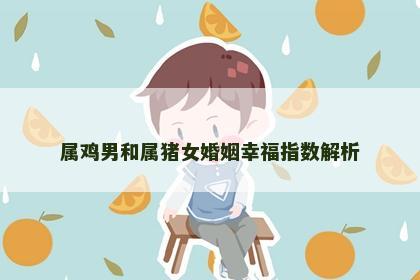 属鸡男和属猪女婚姻幸福指数解析