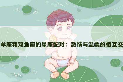 白羊座和双鱼座的星座配对：激情与温柔的相互交织