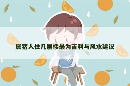 属猪人住几层楼最为吉利与风水建议