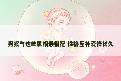 男猴与这些属相最相配 性格互补爱情长久