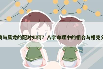 属鸡与属龙的配对如何？八字命理中的相合与相克分析