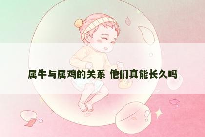 属牛与属鸡的关系 他们真能长久吗