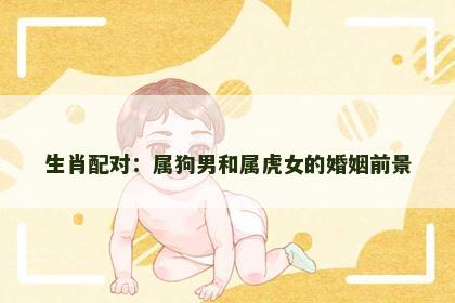 生肖配对：属狗男和属虎女的婚姻前景