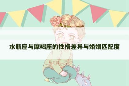 水瓶座与摩羯座的性格差异与婚姻匹配度