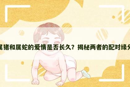 属猪和属蛇的爱情是否长久？揭秘两者的配对缘分